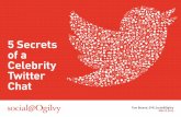 5 Secrets of a Celebrity #Twitter Chat