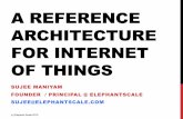 Reference architecture for Internet of Things