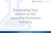 Developing Your Career in the Specialty Chemicals Industry