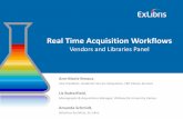 Real Time Acquisition Workflows - Vendors & Libraries Panel