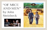 Steinbeck's "Of mice and men"