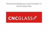 Restricted Substances and Contents in PDLC Smart Glass Film