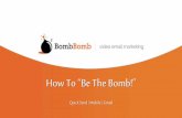Be the bomb: video email marketing