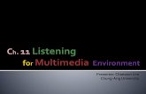 Ch.11 Listening for Multimedia Environment