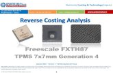 Yole freescale fxth87 MEMS TPMS 2015 teardown reverse costing report published by Yole Developpement