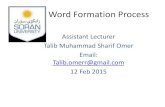Compounding- Word Formation processes