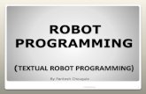 Textual Robot programming