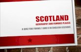 Scotland- geography, famous places (answers)