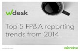 Top 5 FP&A reporting trends from 2014