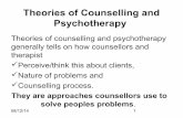 Theories of counselling and psychotherapy