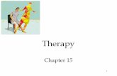 Ch. 15 Therapy