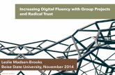 Increasing Digital Fluency with Group Projects and Radical Trust
