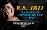 RA 7877 Sexual Harassment Act