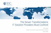 IDC Keynote: The Seven Transformations IT Solution Providers Must Confront