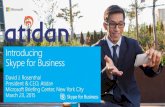 Introducing Microsoft Skype for Business - Presented by Atidan