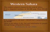 Sahara Conflict Moroccan Sahara/Western Sahara, Morocco, Africa