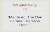 Wendell berry