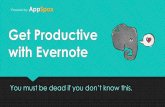 Get Productive With Evernote