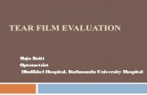 Techniques of tear film evaluation  by Raju Kaiti