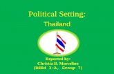 Thailand: Political Setting