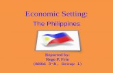 Philippines: Economic Setting