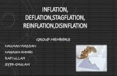 Inflation, deflation,stagflation, reinflation,disinflation