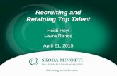 Recruiting & Retaining Top Talent