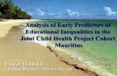 Early predictors of educational inequalities child health project cohort