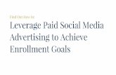 How to leverage paid social media advertising to achieve enrollment goals by josh walovitch and charles lockwood