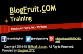 BlogFruit.com Advanced Training Module (SEO + Affiliate Marketing)