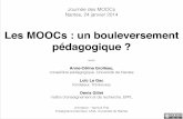 Atelier 1 - Les MOOC, un bouleversement pédagogique - Intro