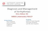 Diagonosis and management of Arrhythmia final Dr. Onn Akbar Ali Adelaide Hilton 2012