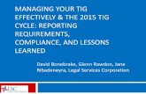 LSCTIG 2015 Session Materials -  Managing your grant effectively