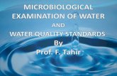 Microbiological examination of water2