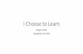 I Choose to Learn
