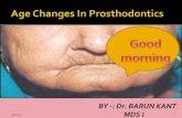 Age changes in prosthodontics