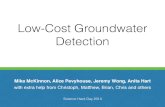 Low-Cost Groundwater Detection - Science Hack Day 2014