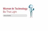 Women in tech: Be that light