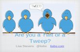 Are you a Twit or a Tweep #ililc5