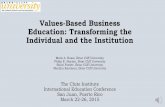Values-Based Business Education Pres (Audio)