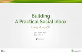 Building Social Inbox, using MongoDB
