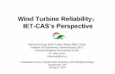 2014 sandia blade workshop wind turbine reliability-iet-cas's perspective