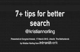 7 tips for better enterprise search