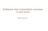 Michael Snyman - Software Test Automation Success