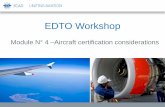 Edto module  4 – aircraft certification considerations