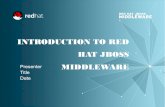 Intro to Red Hat JBoss