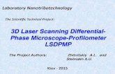 Laser scanning profilograph-profilometr