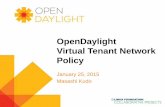 OpenDaylight VTN Policy