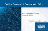 Building a Custom UI Control with D3 - 2015 Esri Devoloper Summit