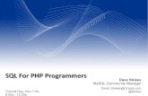 SQL for PHP Programmers -- Dallas PHP Users Group Jan 2015